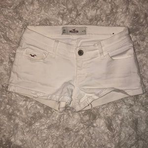 White BOOTY shorts